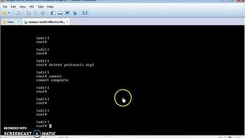 Basic OSPF configuration using VMware and GNS3