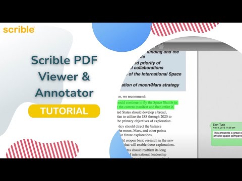 Scrible PDF Viewer & Annotator - video from Scrible