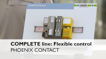 Flexible control system for control cabinets with modular components