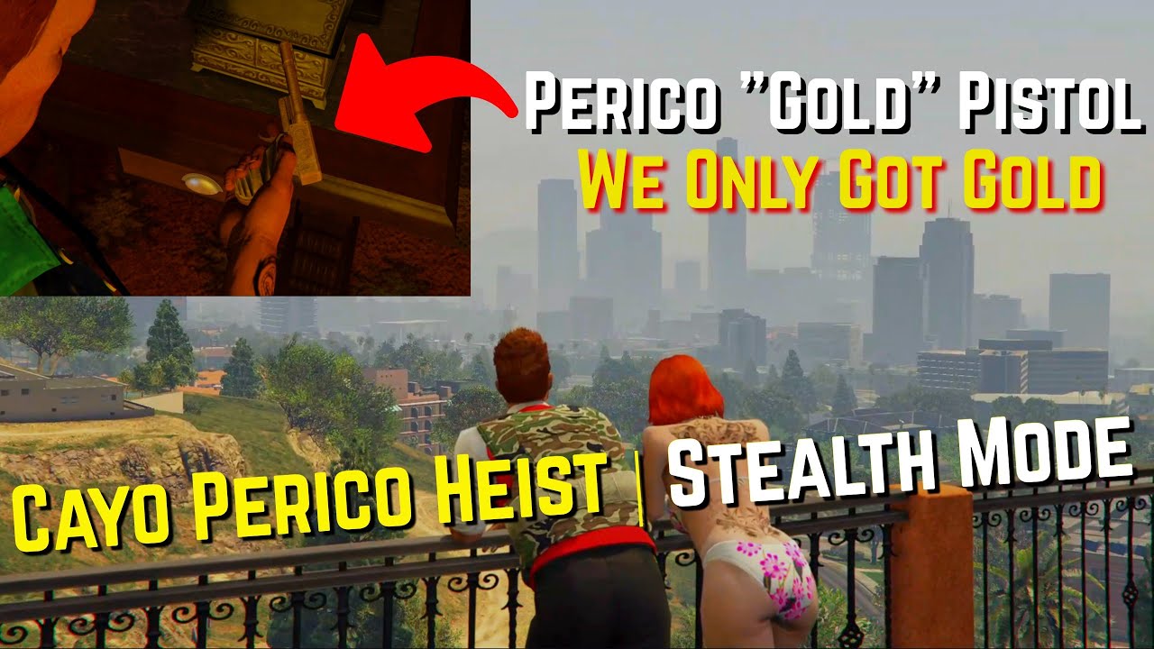 I Got A Gun Made Of Gold From Cayo Perico, Perico Pistol We Only Went