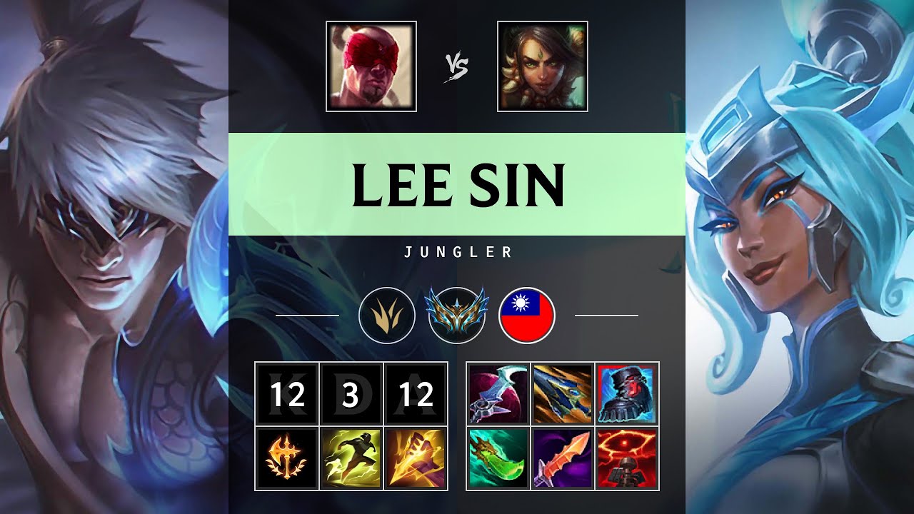 Lee Sin Jungle vs Nidalee - TW Challenger Patch 25.13