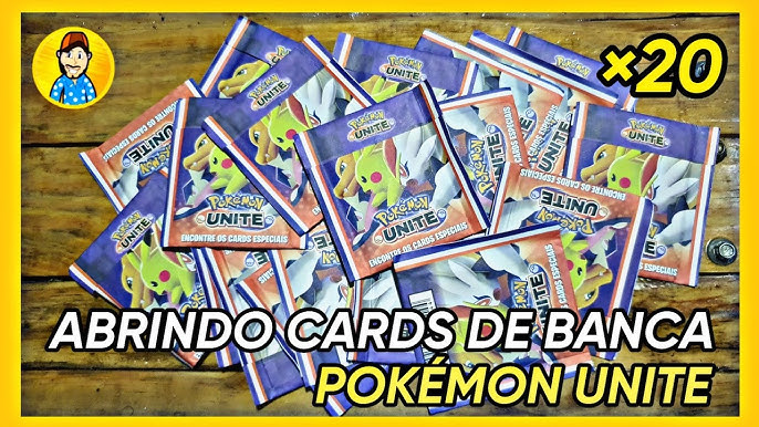 ABRINDO CARTAS POKÉMON UNITE 