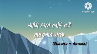 Ogni Kabbo||Ami Here Gechi Ei Bastobatar Monche||Lyrical||(Slowed & Reverb)
