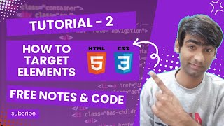CSS Selectors & Syntax Explained in Hindi/Urdu | Free Notes & Code