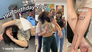 MY 19TH BIRTHDAY VLOG! grwm, tattoos + more