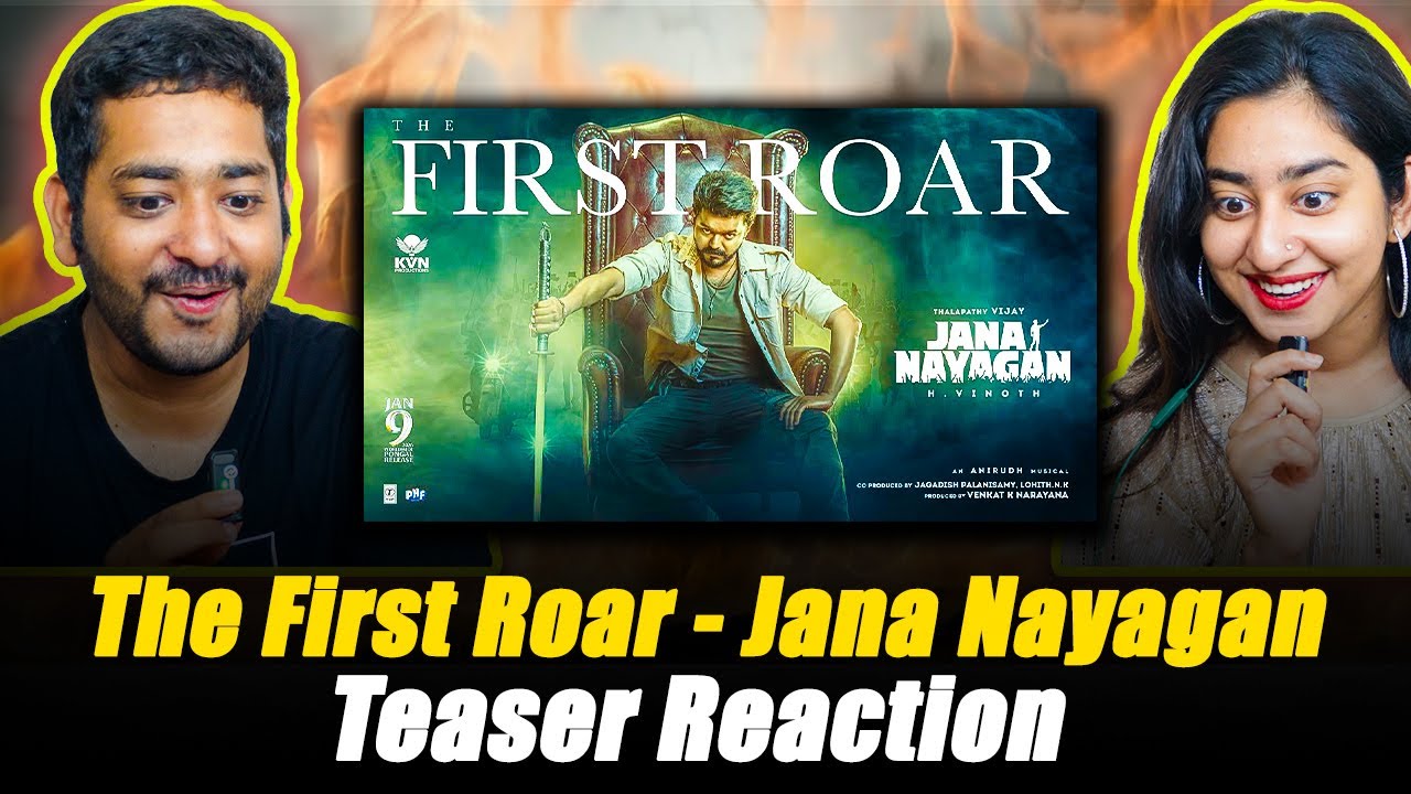 The First Roar - Jana Nayagan Reaction | Thalapathy Vijay | H Vinoth ...