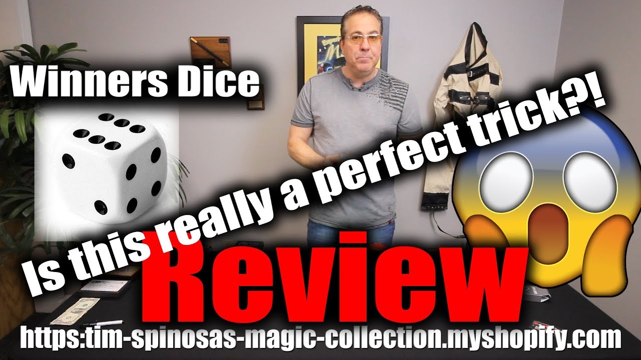 Winner's Dice – Dé Magique Truqué Pour Tour De Close-up – Force N'importe Quel Chiffre De 1 à 6 – Accessoire De Street Magic – Gimmick Examinable
