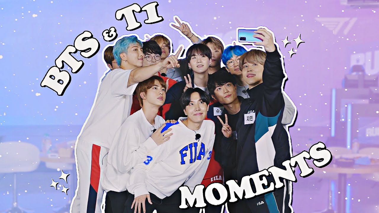 BTS and T1 Moments - YouTube