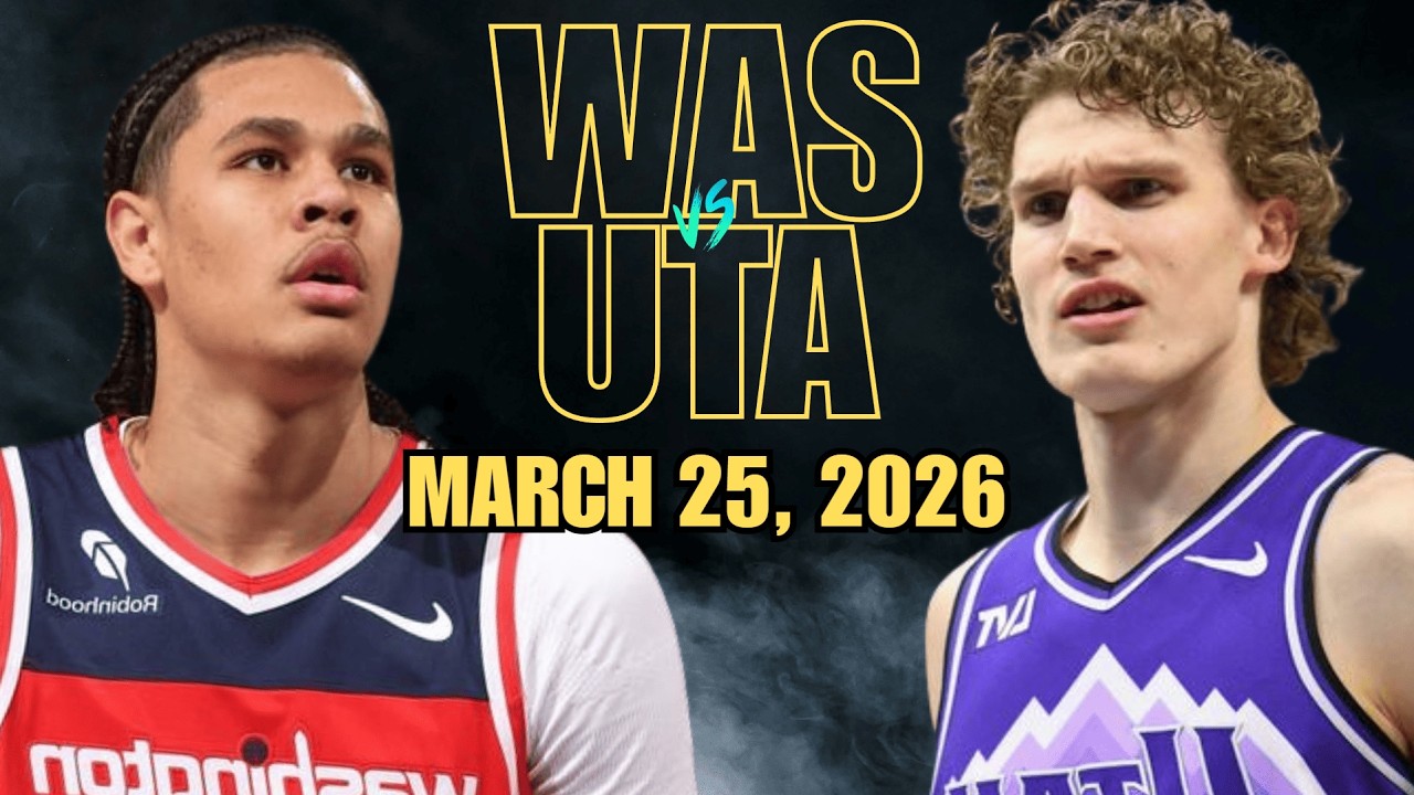 Washington Wizards vs Utah Jazz Full Game Highlights – March 25, 2026 ...