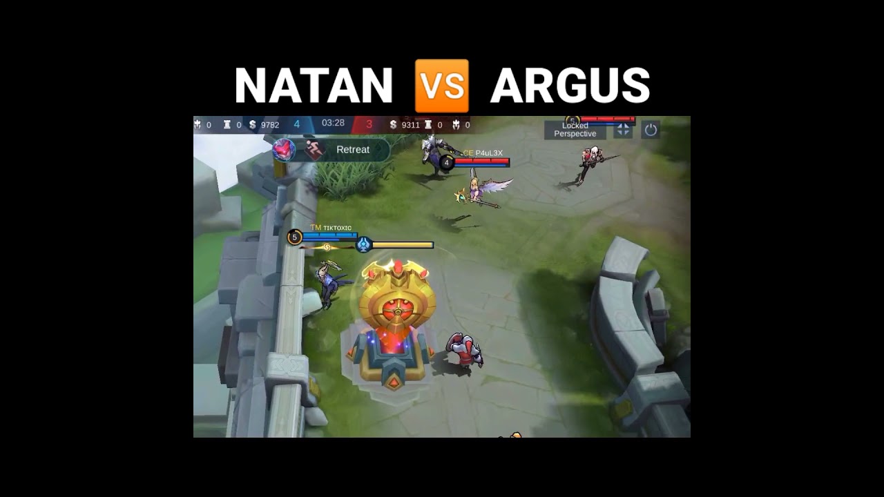 Mobile Legends || Natan || One Hit || Natan vs Argus