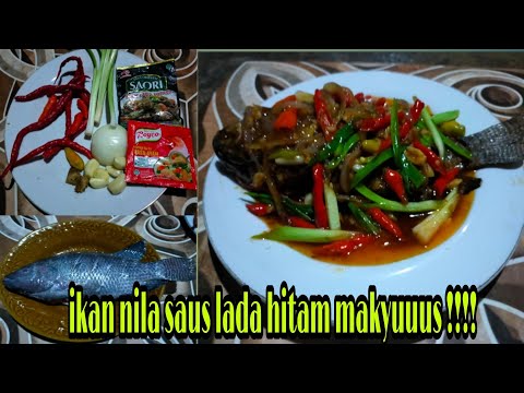 Resep Ikan Nila Lada Hitam