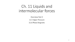 Ch  11 Overview pt  3 (11.5-11.6)