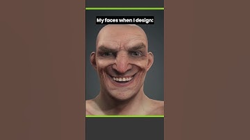 😂😂 My facial expression when I cannot come up with my design. 😫 #CharacterCreator4 #ZBrushTutorial