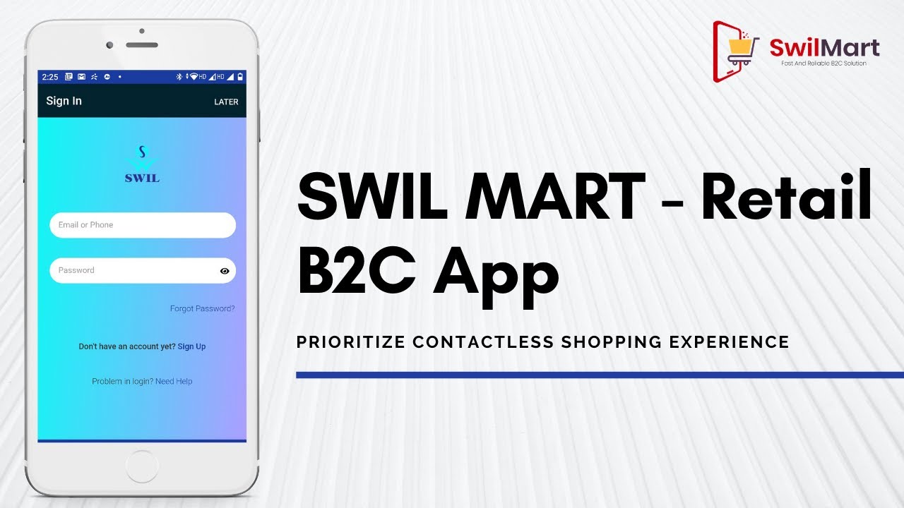 SWIL Mart B2C App | Retailer Online Order Mobile App