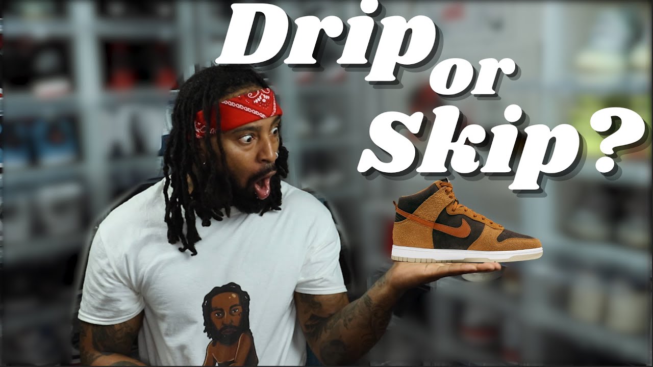 NIKE DUNK HIGH PRM DARK CURRY | DRIP OR SKIP