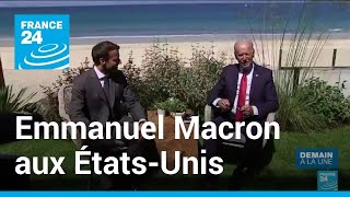 Emmanuel Macron aux États-Unis : première visite d'État de l'administration Biden • FRANCE 24