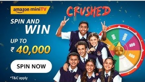 Amazon mini TV Spin And Win Quiz Answers Today l 13 January 2022