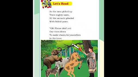 Class 3rd English Chapter Happy trees