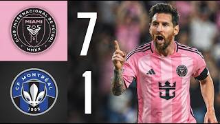 Lionel Messi Scores 4 Goals! Inter Miami Crush CF Montréal 7-1 | Historic MLS Performance 📌