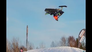 WORLDS FIRST BARRELL ROLL WITH A SNOWMOBILE | ADAM THOMELIUS