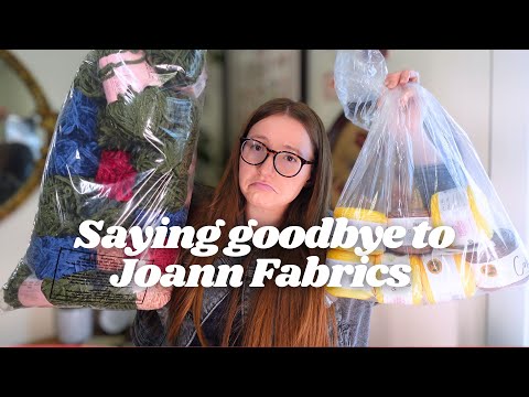 February crochet vlog: saying goodbye to Joann Fabrics