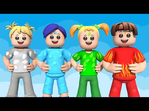 ROBLOX Brookhaven 🏡RP: Four Elements Fire Water Air and Earth | ROBLOX Animation | Roblox Luke