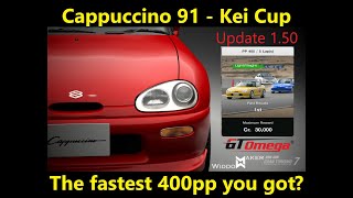 Kei Cup Cappuccino 91 Kei Cup Willow Springs Best car  setup Gold How to GT7 Tutorial Update 1 50