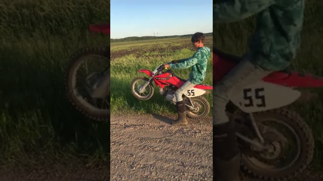 How to do a Welle on Honda crf 70f