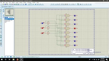 Rangkaian proteus 3 to 8 decoder Choirur Riza S 41419110206 #mercubuana