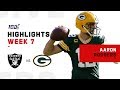 Aaron Rodgers Dismantles Raiders w/ 429 Yds & 5 TDs | NFL 2019 Highlights