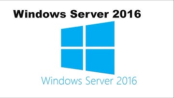 Server 2016 Intro