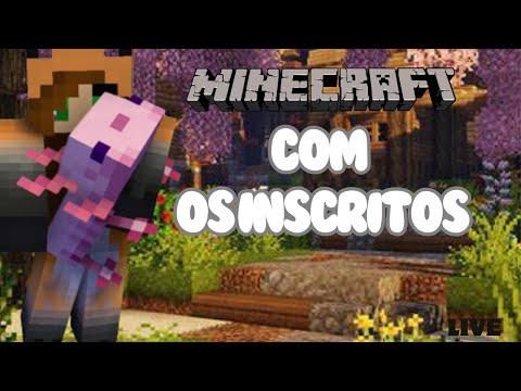 Minecraft ao vivo Jogando com os AMIGOS #minecraft