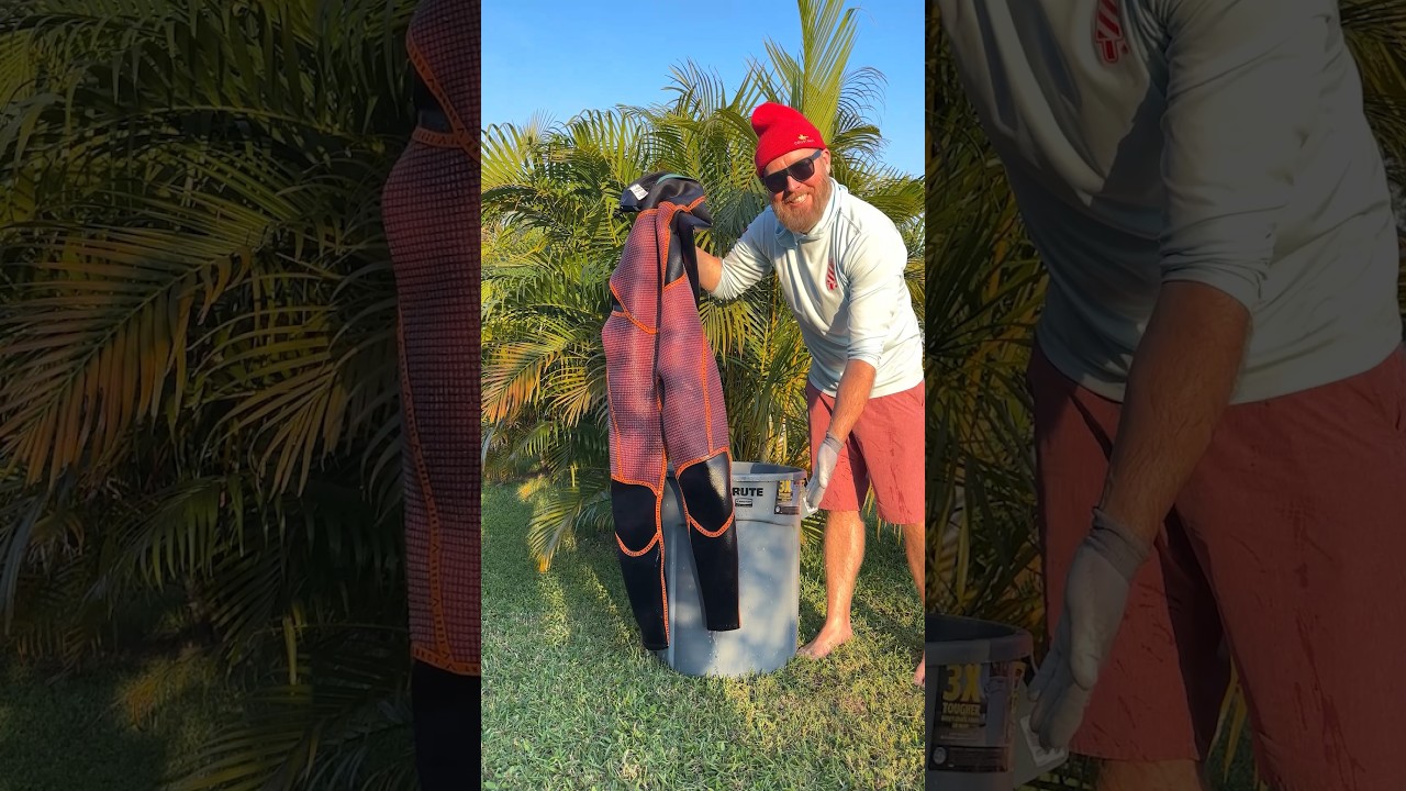 How to rinse your wetsuit  