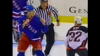 Rangers - Sabres rough stuff 4/4/97