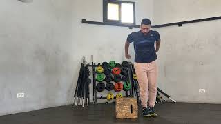 Box Lateral Jump-Overs | Exercise Demo | Male