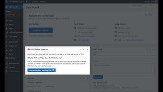 PHP Update Recommended WordPress || How to Update Your PHP Version in WordPress || WordPress PHP