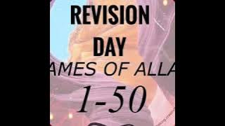 ASMA UL HUSNA (NAMES OF ALLAH) 1-50❤️