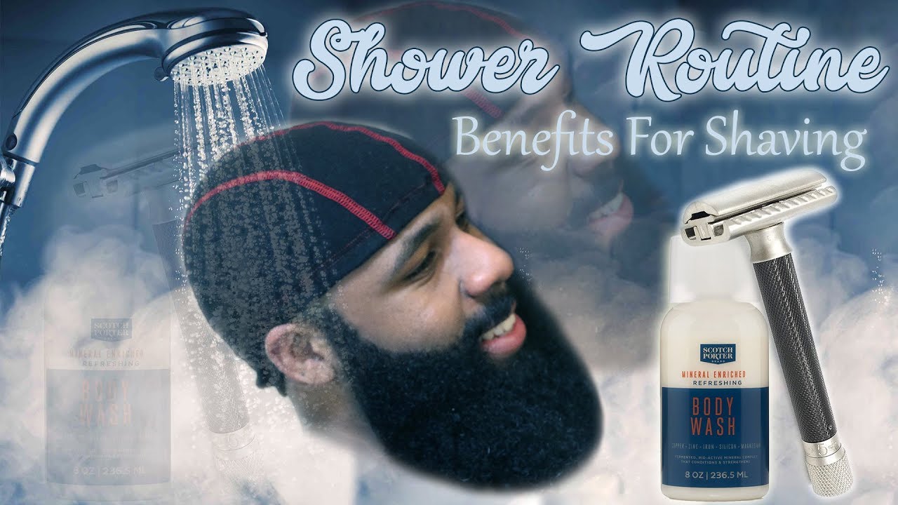 Shower Routine Benefits Of The Shave Beanie "Cleanest Shave Of Your