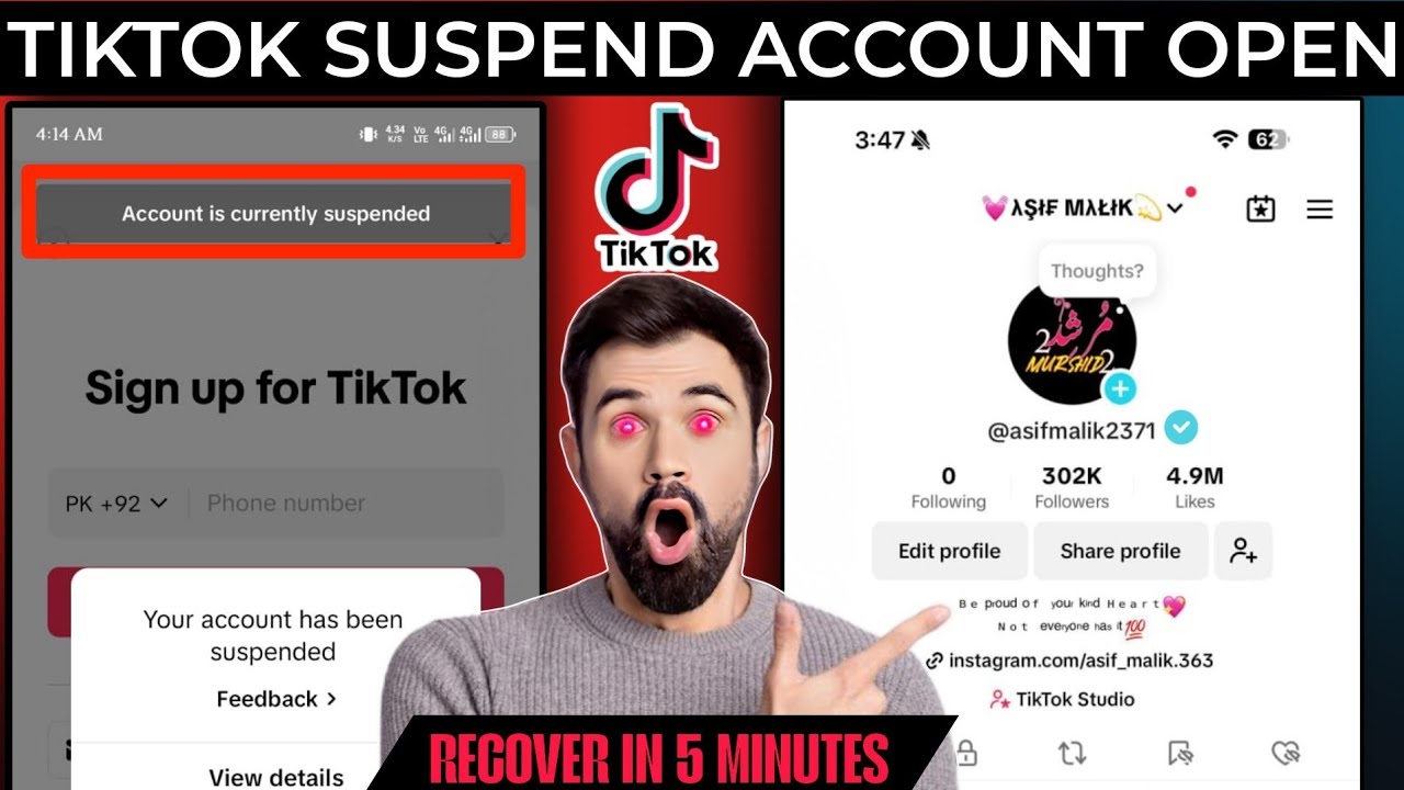 Account is currently suspended TikTok big problem fix | Recover Suspend TikTok account |