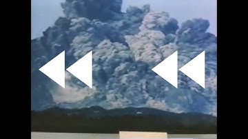 Mount St. Helens eruption reversed (60fps... somehow)