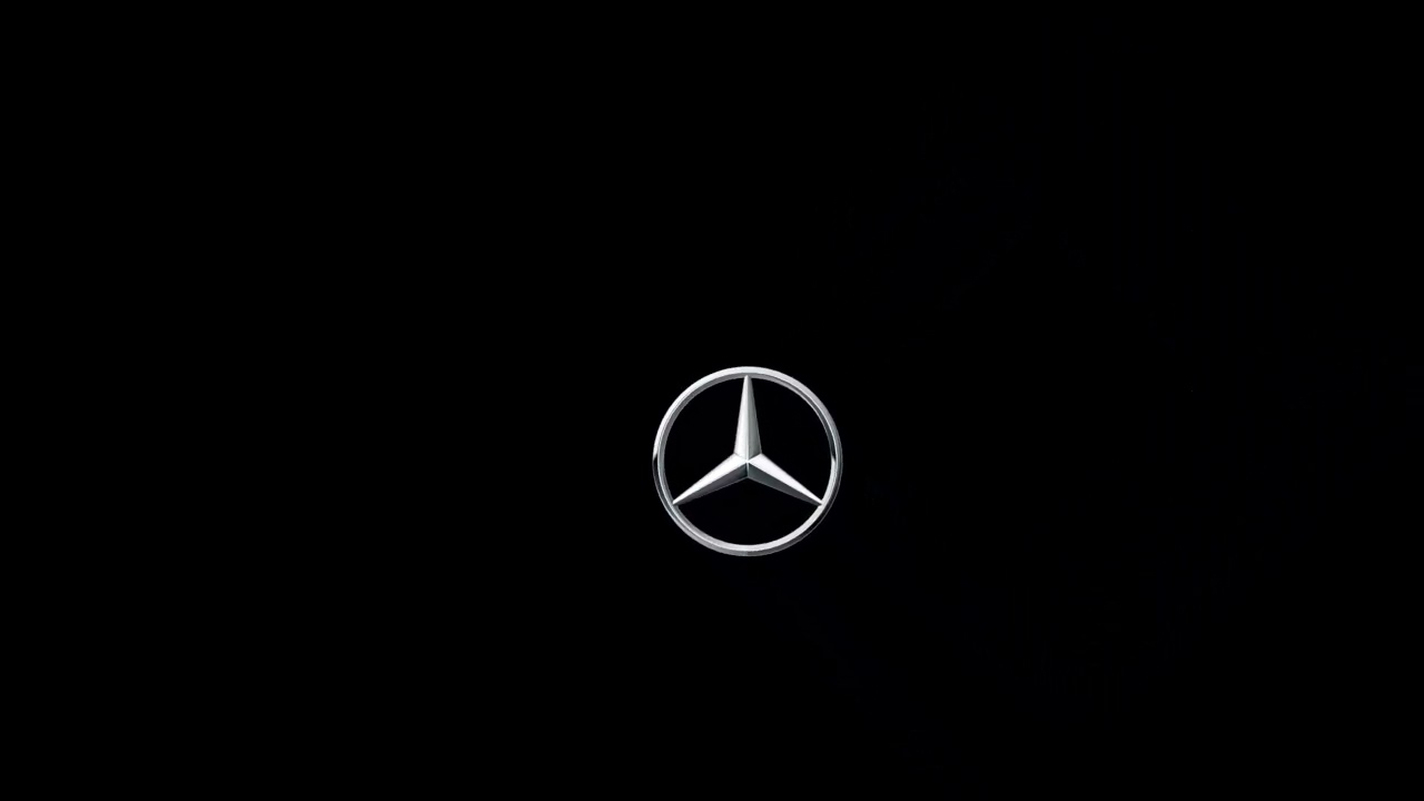 Mercedes Benz logo Bounce | DVD Screensaver style animation | 16:9 HD 60FPS