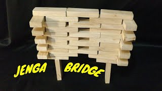 How To Make Jenga Bridge II Jenga Tricks