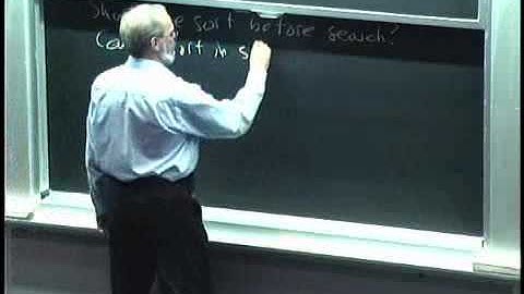 Lec 9 | MIT 6.00 Introduction to Computer Science and Programming | Binary search