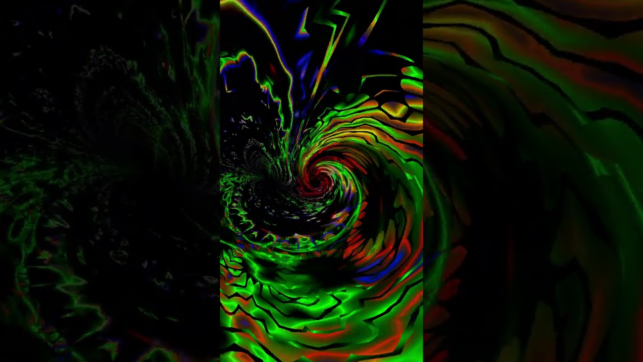 Abstract video synthesis loop 1080p 60fps 100secs G8O8 013