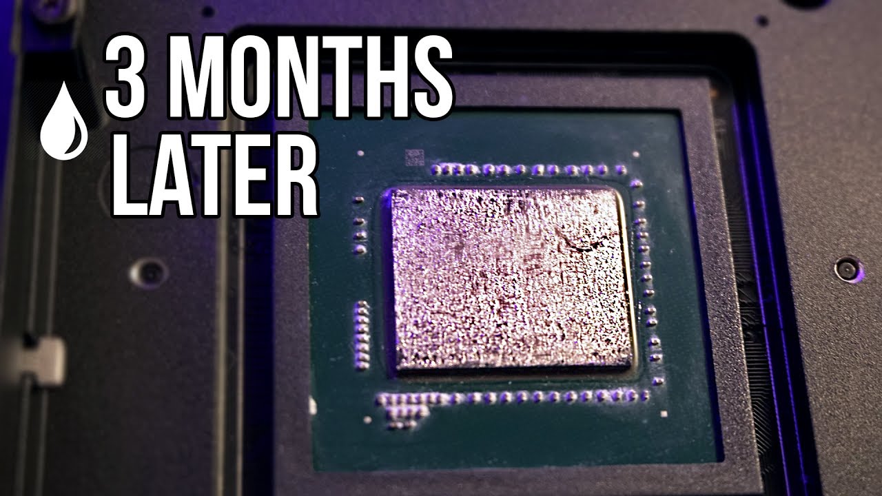 Liquid Metal - 3 Months Later! - YouTube