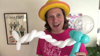 Floating Balloon.... Without Helium Elsa wand mime trick!