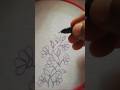 border design hand embroidery work for beginners #handbroidery #shortvideo