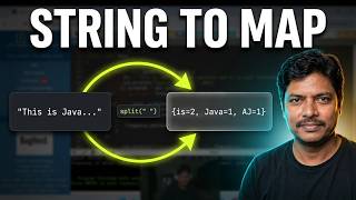 Java Interview question find frequency of words from a string by AJ