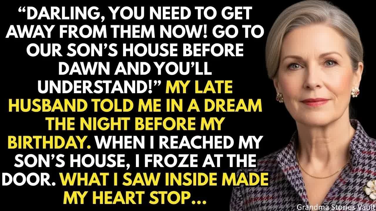 My Late Husband Warned Me In A Dream On The Eve Of My Birthday, So I Went To My Son’s House