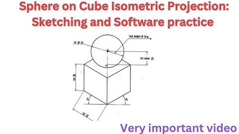 Sphere on Cube in Isometric Projection: Sketching and Software Practice